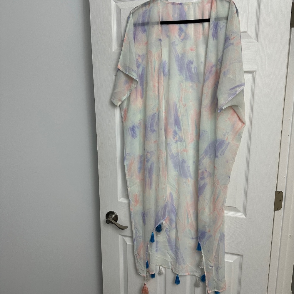 Cupshe tasseled kimono